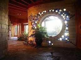 Natural Beautiful Window Cordwood In 2019 Haus Und Heim Haus Lehmhaus