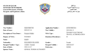 Qatar Tourist Visa Online Eta Visa Qatar