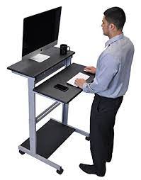 Fahrbarer schreibtisch hsm aktenvernichter classic 225.2 5,8mm. Gesunde Arbeitsumgebung Dank Stand Up Mobil Computerschreibtisch