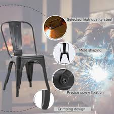 Maybe you would like to learn more about one of these? Metal Chairs Dining Stackable Dining Chairs Restaurant Metal Chairs Metal Kitchen Dining Chairs Set Of 4 Trattoria Chairs Indoor Out Door Metal Tolix Side Chairs Walmart Com Walmart Com