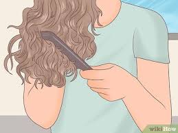 If you're straightening your wavy hair be sure to spritz on a heat protector beforehand to protect against thermal damage. 3 Ways To Make Naturally Straight Hair Curly Wikihow