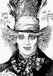 Johnny Depp Mad Hatter By Mizz Depp On Deviantart Johnny Depp Mad Hatter Alice In Wonderland Drawings Mad Hatter Drawing