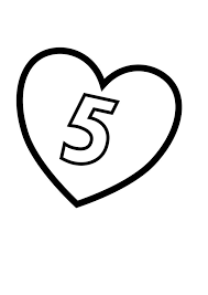 Coloring pages for 5 year olds. Illustrated Numbers Coloring Pages Coloring Pages