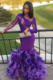 You'll look effortless in stylish long sleeve bodycon dresses perfect for every day wear. Purple Special Occasion Dresses And Formal Gowns Promfy