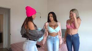 Bra Try-on Haul ft. Gabbie Carter & Autumn Falls | Nudity, Sexually and  Explicit Video on YouTube | youncensored.com