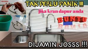 Harga kran wastafel yang dibuat oleh onda beragam mulai dari rp. Cara Memperbaiki Kran Cuci Piring Mampet Tersumbat Kran Meja Dapur Youtube