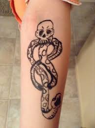 The Dark Mark Bellatrix Costume For My Sister Harry Potter Halloween Bellatrix Lestrange Costume Bellatrix Costume