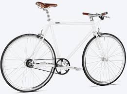 Urban Bike Weiss Gates Carbon Drive Brooks Fahrrad Mit Riemenantrieb Riemenantrieb Fahrrad Radfahren Single Speed Bike