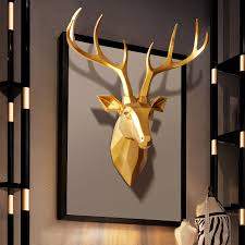 We have a wide variety of wall decor and wall art for every wall in your home. Big Deer Statue Home Decor 3d Animal Abstract Sculpture Decoration Accessories Art Wall Decor Resin Statue Living Room Mural Statues Sculptures Aliexpress