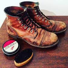 Kevin Bergsma On Instagram Before Clean Brush Mink Oil Red Wings Iron Ranger 8111 Amber Harness Redwingshoes Redwingheritage Redwingamsterdam Ebb18