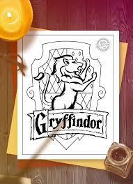 Showing 12 colouring pages related to gryffindor logo. The Best Harry Potter Gryffindor Coloring Pages For Kids