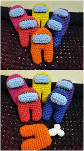 Free Hand Pattern Amigurumi Among Us Characters As Promised From My Last Post I Made More Samples And The Dead In 2020 Crochet Patterns Amigurumi Crochet Humor Yarn