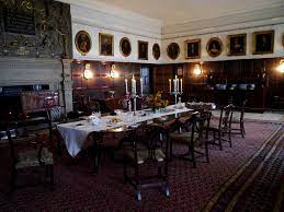 Hardwick Hall Derbyshire Dining Room English Country House Hall