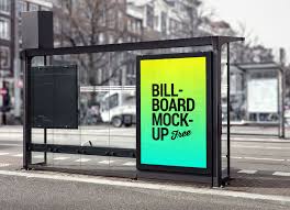 Free Bus Shelter Roadside Billboard Mockup Psd File Billboard Mockup Billboard Billboard Design