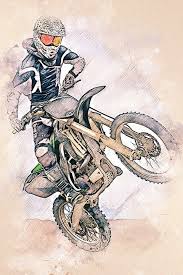 Motocross pegatina di 2020 karya seni 3d sketsa seni 3d. Sepeda Motor Trail Motocross Gambar Gratis Di Pixabay