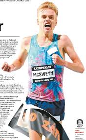 Stewart mcsweyn is striking when he runs. Stewart Mcsweyn Runner Pressreader