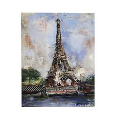 Eiffel Tower Collage Giclee Large Ballard Designs Steve Penley Eiffel Tower Travel Art