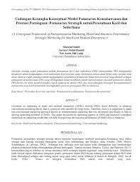 Nah, jika anda melakukan investasi ini, berikut beberapa kelebihan dan. Pdf Cadangan Kerangka Konseptual Model Pemasaran Keusahawanan Dan Prestasi Perniagaan Pemasaran Strategik Untukperusahaan Kecil Dan Sederhana