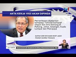 Iso 45001:2018 oh&s management system. Akta Kerja 1955 Akan Dipinda Pemeriksaan Dijalankan Terhadap 74 Hotel 13 Jan 2018 Youtube