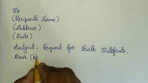 We cater all hindi, punjabi, gujarati, bangla/bengali, urdu, tamil telugu, malayalam, odiya, kannada & english tv channels we provide all major sports channels. How To Write Request Letter For A Copy Of Birth Cetificate Off Line Letter Writing In English Youtube