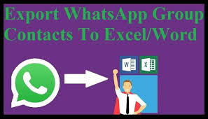 Export Whatsapp Group Contacts Step By Step Guide Whatsapp Group Group Words