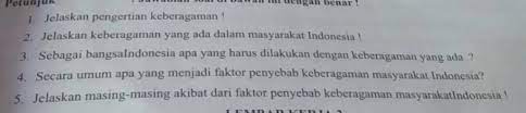 Kelas vii mata pelajaran pkn materi bertoleransi dalam keberagaman. Jelaskan Pengertian Keberagaman Jelaskan Keberagaman Yang Ada Dalam Masyarakat Indonesia 3 Brainly Co Id