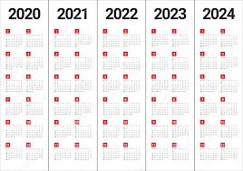 The nights of april 12 and 13. Year 2020 2021 2022 2023 2024 Calendar Vector Design Template Simple And Clean Design 302265944 Larastock