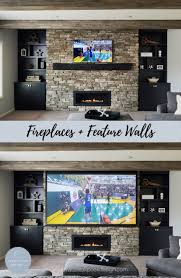 The eye is attracted to these visuals,. Fireplace Feature Walls Carla Bast Design Fireplace Feature Wall Fireplace Tv Fireplace Tv Wall