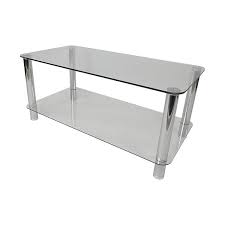 Based on retail price of $416.99 (sales & promotions excluded) Two Tier Glass Chrome Coffee Table Event Hire Uk