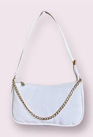 maisha White Shoulder Bag BG008 White