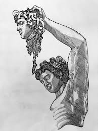 Medusa And Perseus Cross Hatching By Max Reynders Https Instagram Com Mxdvs Tattoo Sketches Sketches Art Tattoo Since perseus could not look into medusa's eyes or he would turn to stone he used a shiny shield. pinterest