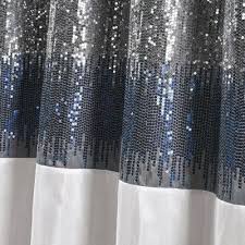 Night Sky Shower Curtain Navy White Lush Decor Lush Decor Gray Shower Curtains Vinyl Shower Curtains
