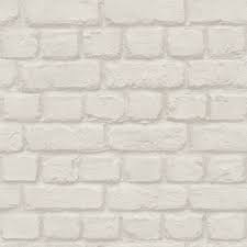 Metallic Brick Pearl Wallpaper By Albany Brick Effect Wallpaper White Brick Wallpaper Brick Wallpaper