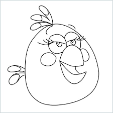 Cross with rosary coloring page. How To Draw Matilda Angry Bird Step By Step 12 Easy Phase