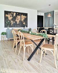 salle a mager esprit de campagne loft renovation avec chaise bistrot parisien bobochic en c salle a manger style industriel table salle a manger salle a manger