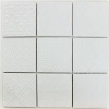 Mod Quilt 12x12 Textured Floor Tile White Flooring Tile Floor Textured Subway