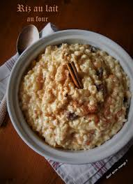 Riz Au Lait Cuit Au Four En 2020 Riz Au Lait Alimentation Riz