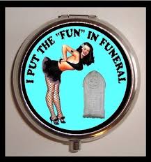 Birth Control Pill Holder Circle Pin On Mortuary Science Funeral Directing