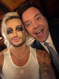 THANK YOU The Tonight Show Starring Jimmy Fallon for giving this glowing  little gay boy with a big heart a platform to share my music and my story  with the world!! And
