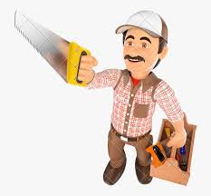 Brush roll, hammer, hard hat and spatula. Picture Black And White Stock Carpenter Clipart Tool Construction Workers 3d Png Transparent Png Kindpng