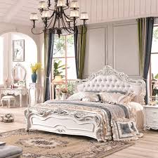 Available in finishes from vintage white to natural woodgrain and deep walnut to matte black or light or dark gray, one of our elegant king bedroom furniture packages is the perfect fit for giving your master bed suite unique style. Antique Style White King Size Bedroom Furniture Bedroom Sets Aliexpress