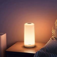 Xiaomi Mijia Zhirui Smart Led Bedside Lamp Rgbw Dimmable Night Light Wifi Bluetooth App Control Ac100 240v Sale Banggood Com Sold Out Arrival Notice Arrival Notice