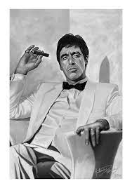 Scarface Tony Montana Antonio Petrakis On Artstation At Https Www Artstation Com Artwork Opp0w Scarface Movie Scarface Poster Tony Montana