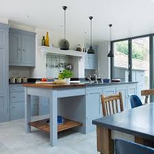 Blue Grey Kitchen Housetohome Co Uk Blue Kitchen Decor Blue Gray Kitchen Cabinets Blue Kitchen Color Ideas
