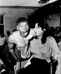 Burt Lancaster And Anna Magnani On The Set Of The Rose Tattoo 1955 Anna Magnani Actor Studio Movie Stars