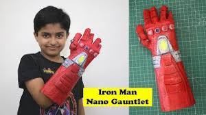 Because the muscles in that arm were never really used before, it will take a little time before he'll be. Iron Man S Nano Gauntlet Diy Sparsh Hacks