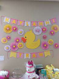 Girl Duck Theme Baby Shower Baby Shower Duck Girl Baby Shower Decorations Rubber Duck Baby Shower