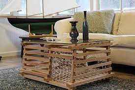 On sale for $281.24 original price $312.49. Amazon Com Maine Wooden Lobster Trap Coffee Table Home Kitchen