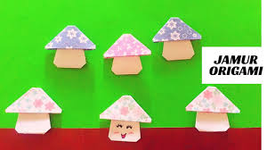 Kali ini kita creativo akan membuat origami jamur yang cukup mudah dan keren untuk dibuat. Jamur Dari Kertas Origami Mushroom Origami Paper Youtube