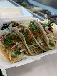 The chicken mole was a slimy peice of chicken thigh. Loco Motion Food Truck Facebook